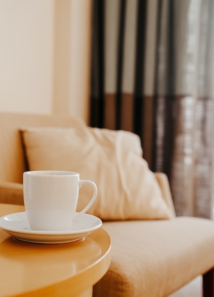 Eingang über den Hof zur Psychotherapie Kappel